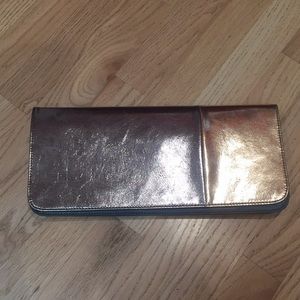 French Connection Metallic Clutch